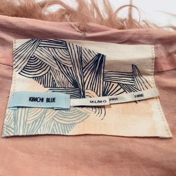 Pink/Misty Rose Faux Fur Women's Shaggy Coat - Perfect Statement Garment - Picture 8 of 8